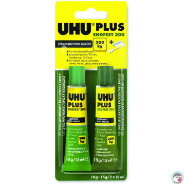 Klej UHU PLUS 300kg ENDFEST 300 2x15ml 45640