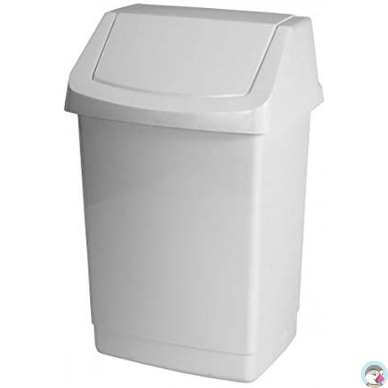 Kosz na śmieci uchylny 25l CURVER CLICK-IT biały 04044