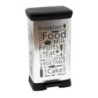 Kosz na śmieci CURVER DECO BIN z pedałem 50L srebrny metalizowany wzór KITCHEN 02162-K07-01 205873