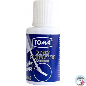 Korektor w płynie 20ml TO-018 z gąbką szybkoschnący