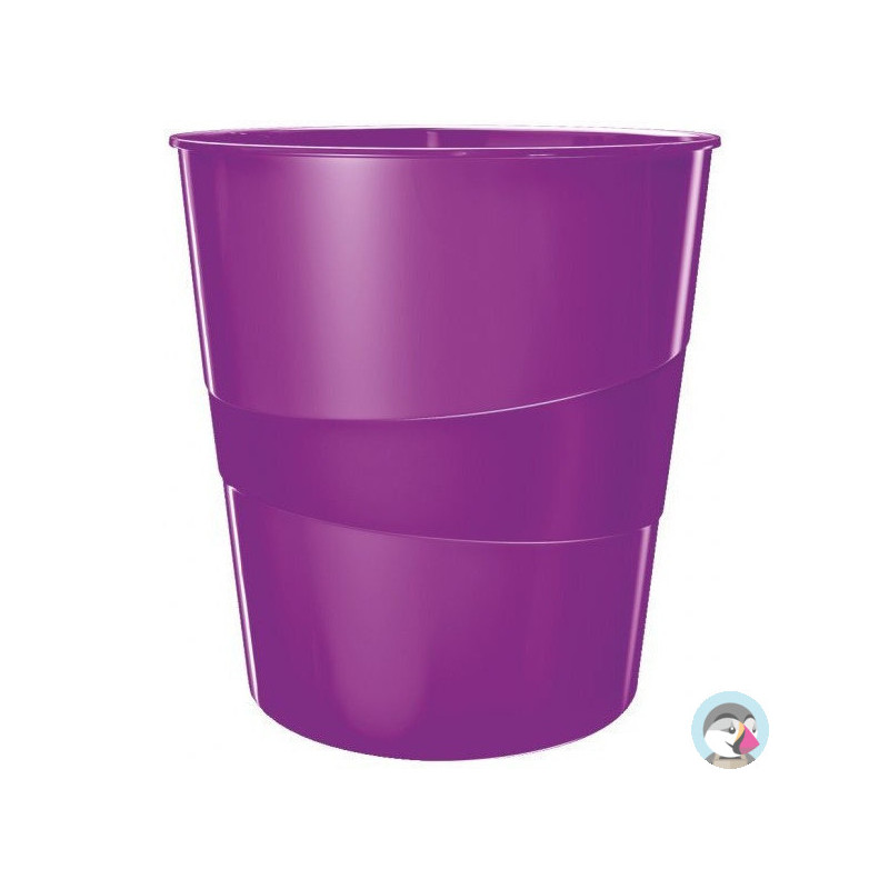 Kosz na śmieci 15L LEITZ WOW fioletowy 52781062