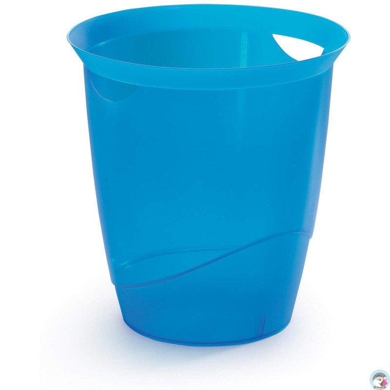 Kosz na śmieci 16l niebieski przezroczysty DURABLE 1701710540