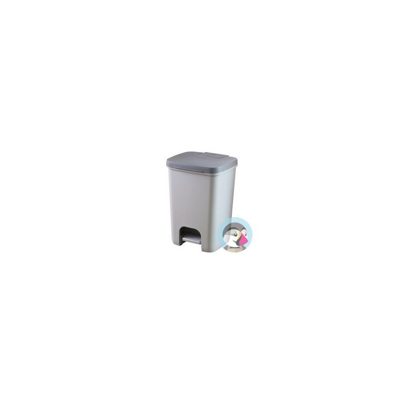 Kosz na śmieci 40l CURVER ESSENTIALS szary 00760-686-00