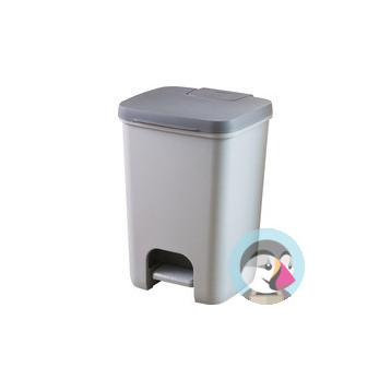 Kosz na śmieci 40l CURVER ESSENTIALS szary 00760-686-00
