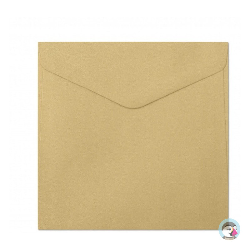 Koperta 160x160mm PEARL złota 150g. (10szt.) 280388 Galeria Papieru