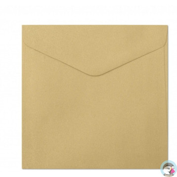 Koperta 160x160mm PEARL złota 150g. (10szt.) 280388 Galeria Papieru