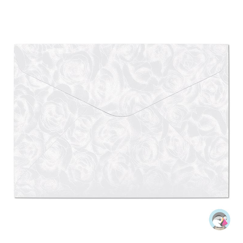 Koperta C6 RÓŻE biały K 120g.(10szt.) 280211 Galeria Papieru
