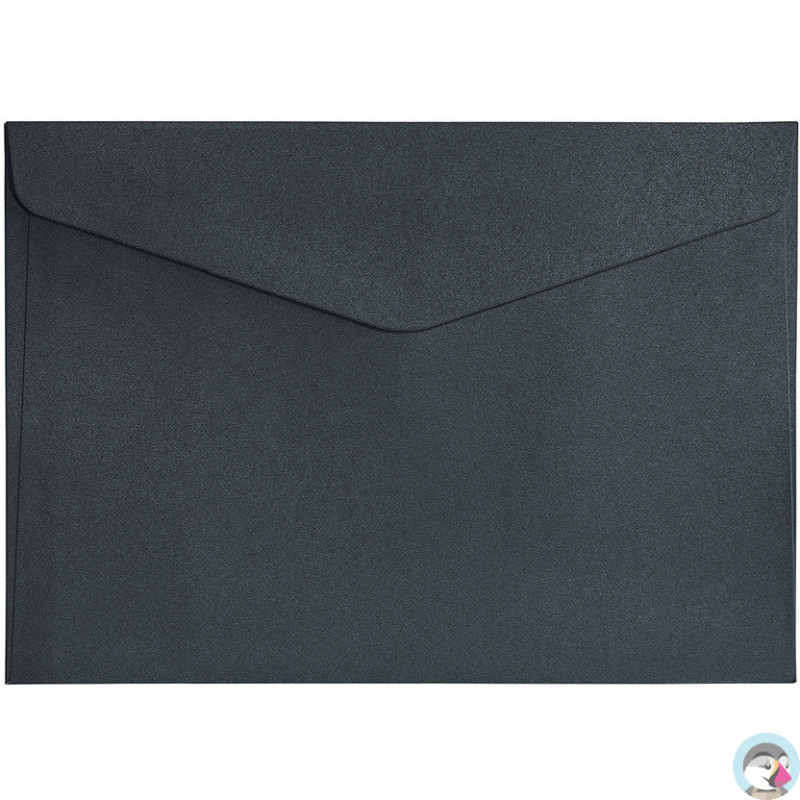Koperta C5 Pearl czarny K 150g. (10szt.) 280677 Galeria Papieru