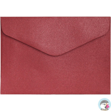 Koperta C6 Pearl czerwony (10szt.) 280238 Galeria Papieru