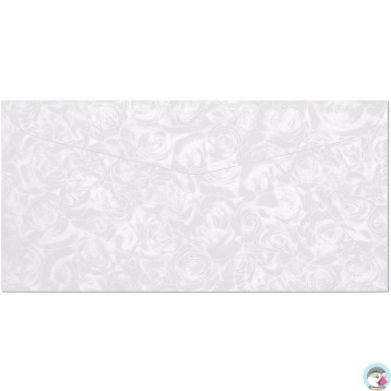 Koperta DL RÓŻE biała K 120g. (10szt.) 280111 Galeria Papieru