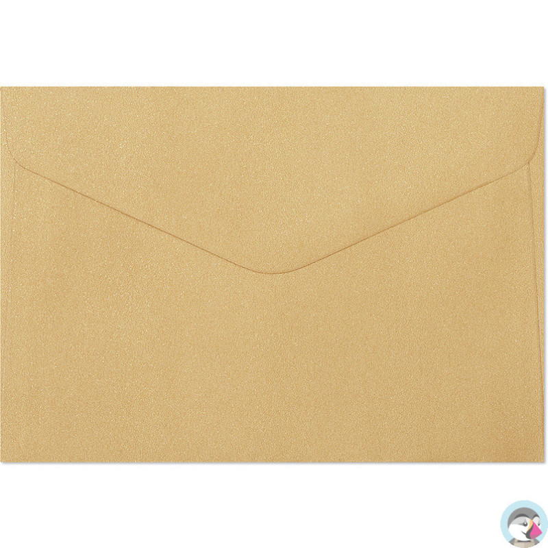 Koperta B6 Pearl złoty K 150g (10szt.) 280888 Galeria Papieru