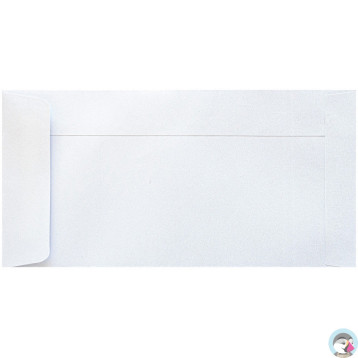 Koperta DL MILLENIUM diamentowa biel 120g.(10szt.) 280116 Galeria Papieru
