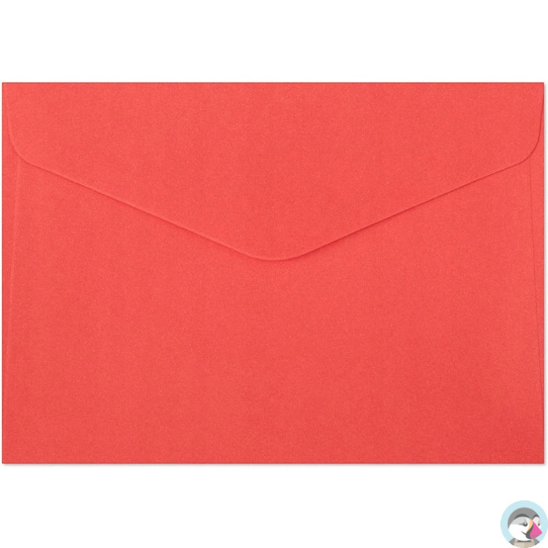 Koperta B6 czerwony K.110g. (20szt.) 280805 Galeria Papieru