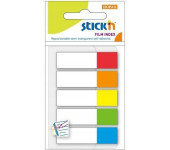 Zakładki indeksujące 45x12mm mix 5 kolorów neon 21465 STICK`N