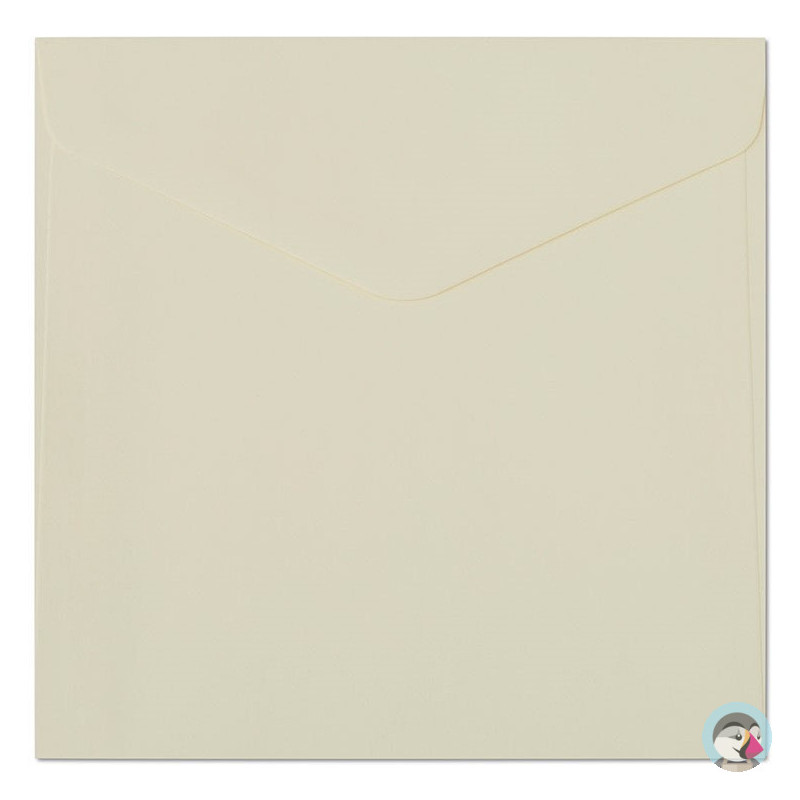 Koperta 160x160mm gładki jasnokremowy 120g. (10szt.) 280329 Galeria Papieru