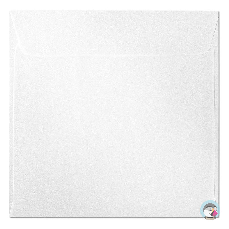 Koperta 158x158mm Millenium diamentowa biel 120g. (10szt.) 280816 Galeria Papieru