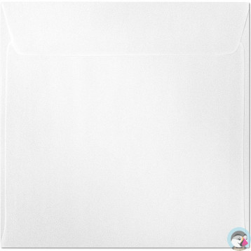 Koperta 158x158mm Millenium diamentowa biel 120g. (10szt.) 280816 Galeria Papieru