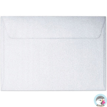 Koperta B7 MILLENIUM diamentowa biel 120g. (10szt.) 280516 Galeria Papieru