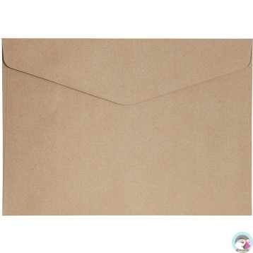 Koperta C6 ciemnobeżowa 120g. (10szt.) 280220 Galeria Papieru