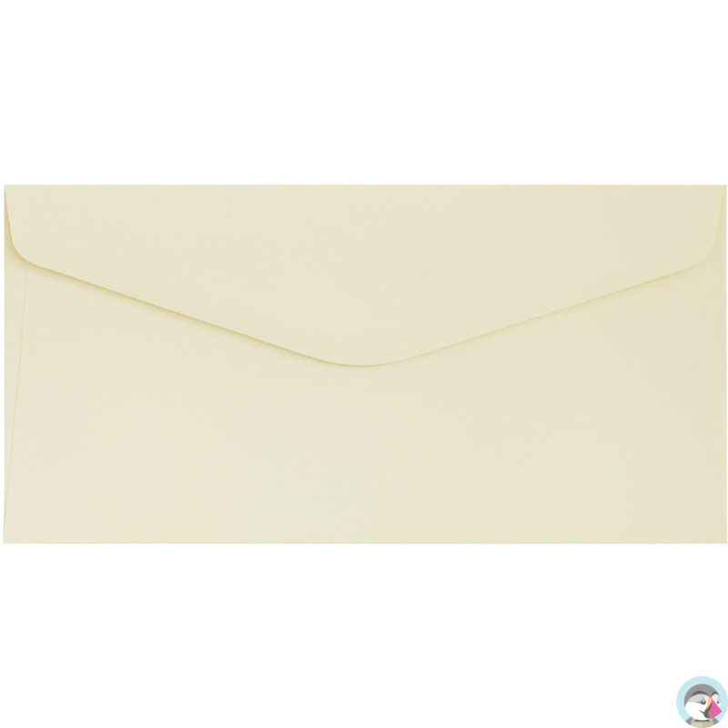 Koperta DL gładka jasnokremowa K 120g. (10szt.) 280129 Galeria Papieru