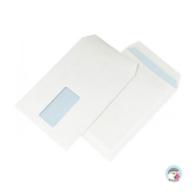 Koperta C5 HK biała 90g okno (500szt.) LEWY/PRAWY środek 45x90mm NC 31432120