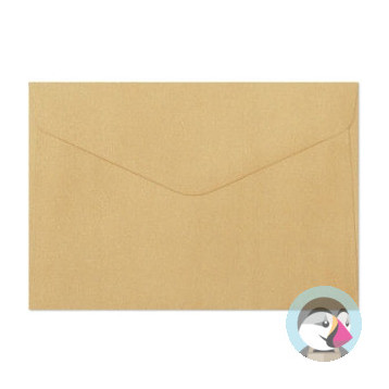 Koperta C6 Pearl złoty K 150g. (10szt.) 280288 Galeria Papieru