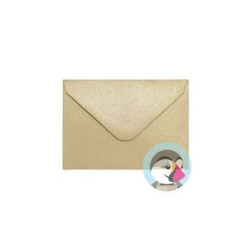 Koperta 70x100 PEARL złoty 150g (10szt.) 280488 Galeria Papieru