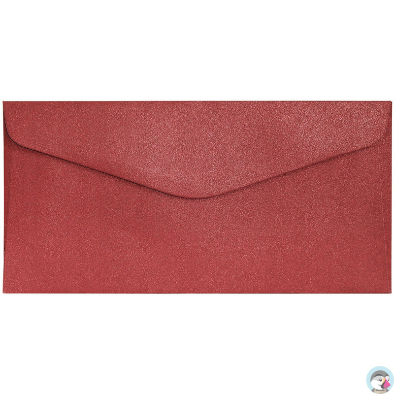 Koperta DL Pearl czerwony K 150g (10szt.) 280138 Galeria Papieru