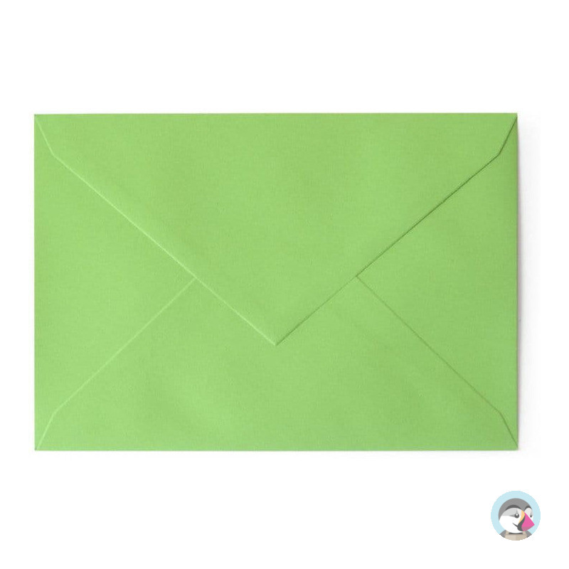 Koperta B6 gładki zielony K 150g.(10szt.) 280851 Galeria Papieru