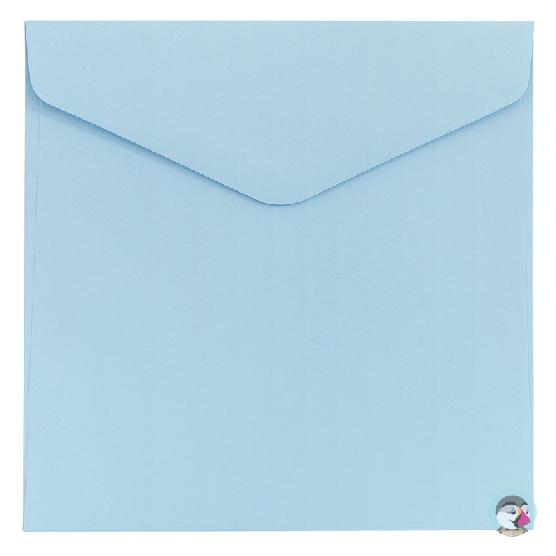 Koperta 160x160mm niebieski statynowany K 130g. (10sztuk) 280328 Galeria Papieru