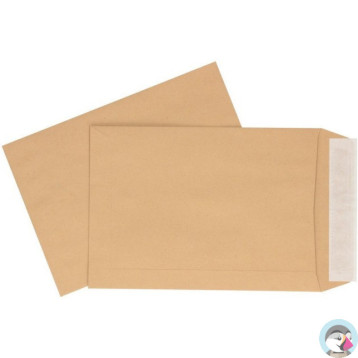 Koperta C5 HK brązowa (50szt.) NC 12970 31433020/50