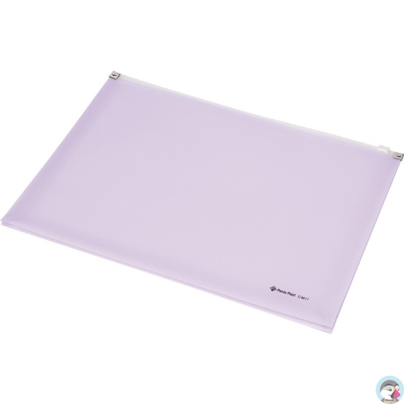 Koperta z suwakiem A4 fioletowa przestrzenna C4611 0410-0038-15 Panta Plast