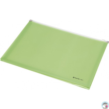Koperta z suwakiem A4 zielona przestrzenna C4611 0410-0038-04 Panta Plast