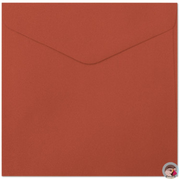 Koperta 160x160mm Pearl czerwona 150g. (10szt.) 280338 Galeria Papieru