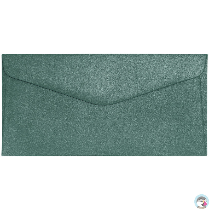 Koperta DL Pearl zielony K (10szt.) 150g 280144 Galeria Papieru