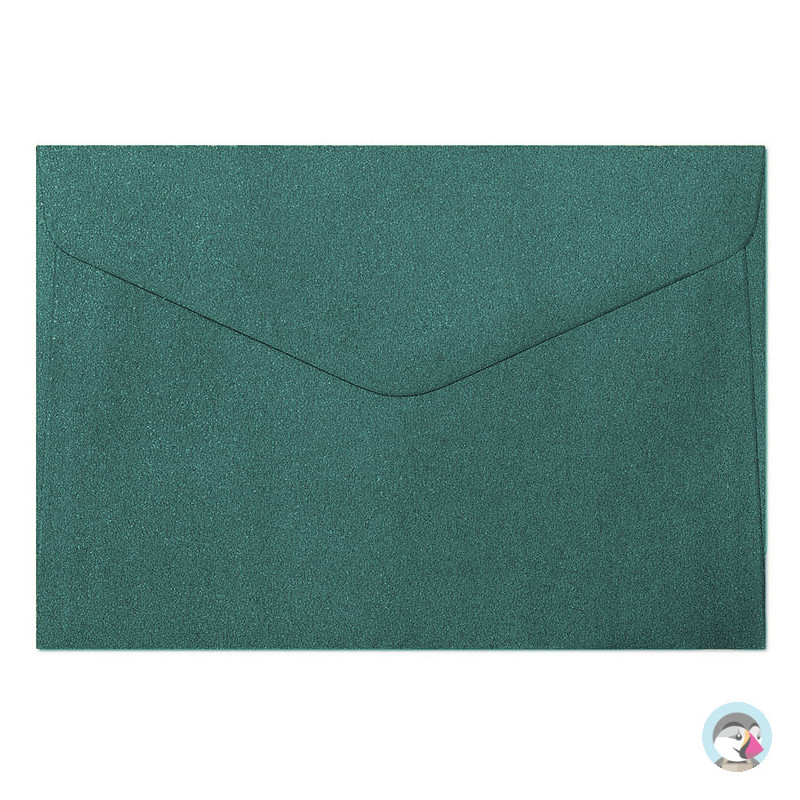 Koperta C6 Pearl zielony K (10szt.) 150g 280244 Galeria Papieru