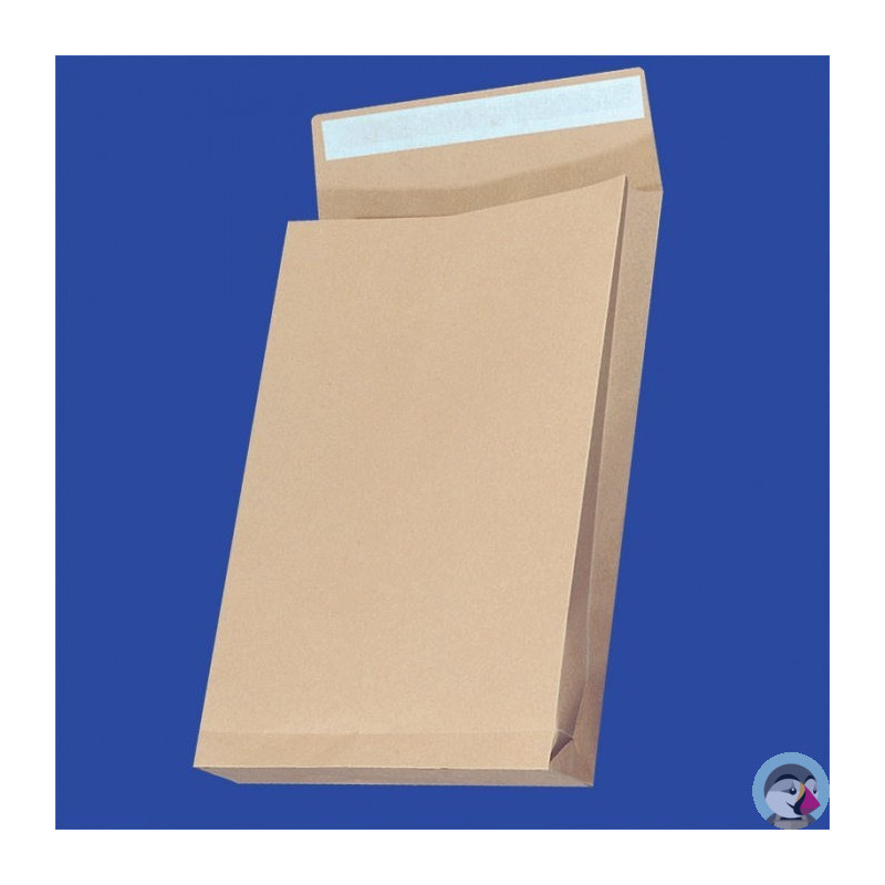 Koperty B4 HK RBD brązowe 130g (25szt.) NC z rozszerzanymi bokami 41733098/25