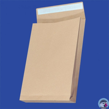 Koperty B4 HK RBD brązowe 130g (25szt.) NC z rozszerzanymi bokami 41733098/25