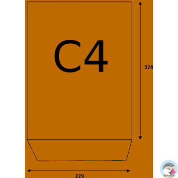 Koperty C4 NK brązowe 90g (500) 31613020 NC