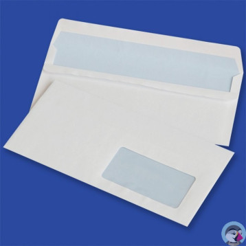 Koperty DL SK białe okno prawe 45x90 mm samoklejące 75g. (1000szt.) NC 112212007/11221200
