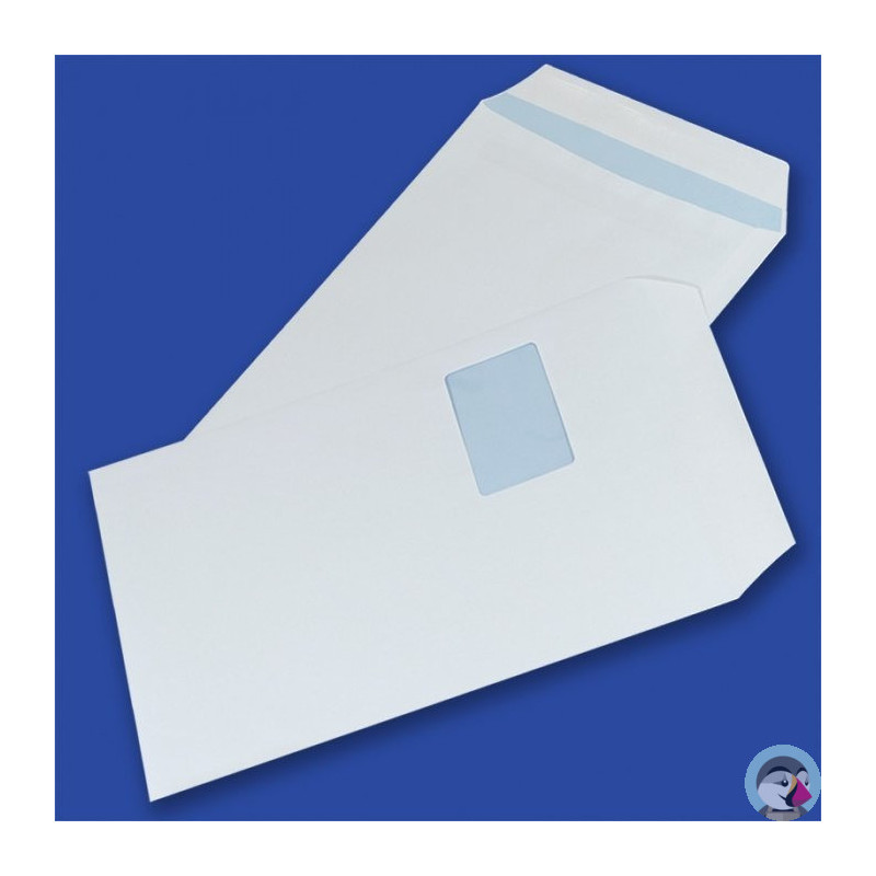Koperty C4 SK białe 90g okno lewa góra 55x90mm (250szt.) NC samoklejące 31621320
