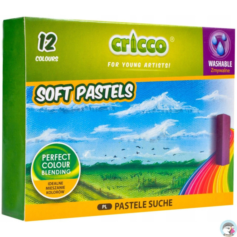 Kredki pastele suche CRICCO 12kol CR491K12