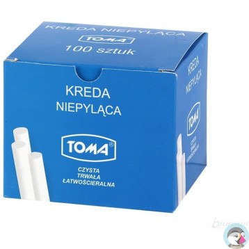 Kreda szkolna biała 100sztuk 80200 TOMA