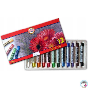 Kredki pastele suche 12 kol. 8512 KOH-I-NOOR