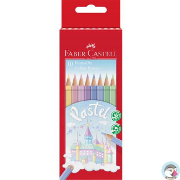 Kredki ZAMEK 10 kolorów pastelowe 111211 FABER-CASTELL