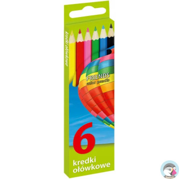 Kredki 6 kolorów UNIONL 170-1379 GRAND