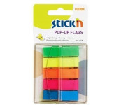 Zakładki indeksujące w podajniku mix 45x12mm (200sztuk) 26029 STICK&acute N