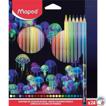 Kredki DeepSea 24 sztuki 831705 MAPED