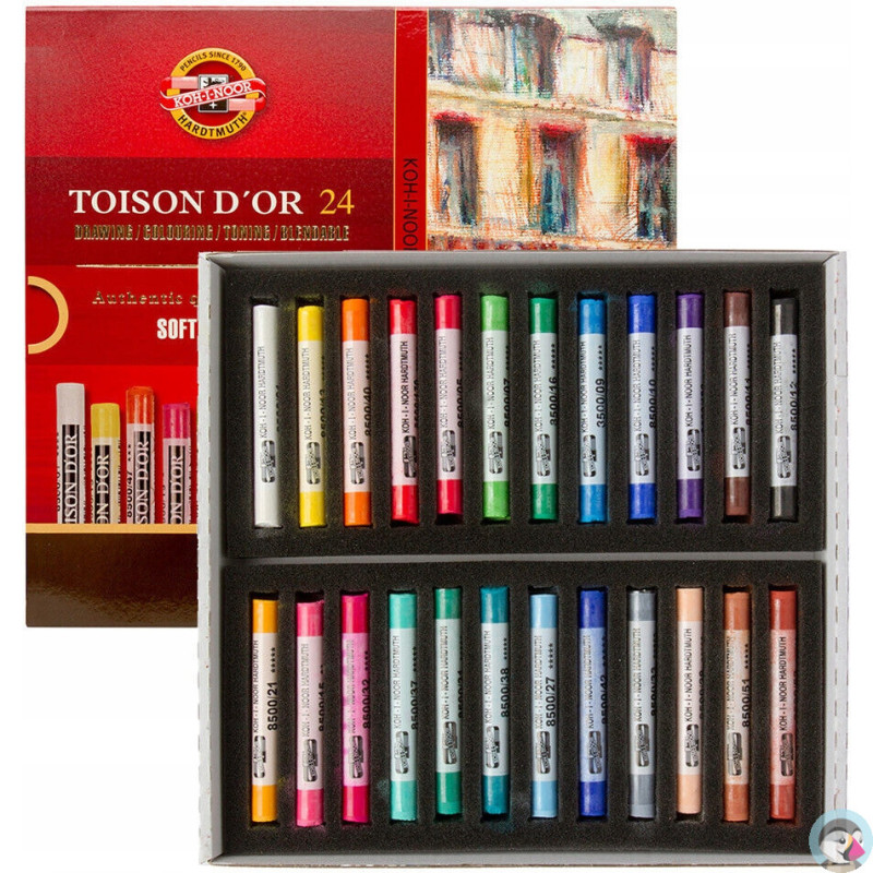 Kredki pastele suche 24kol 8514 KOH-I-NOOR