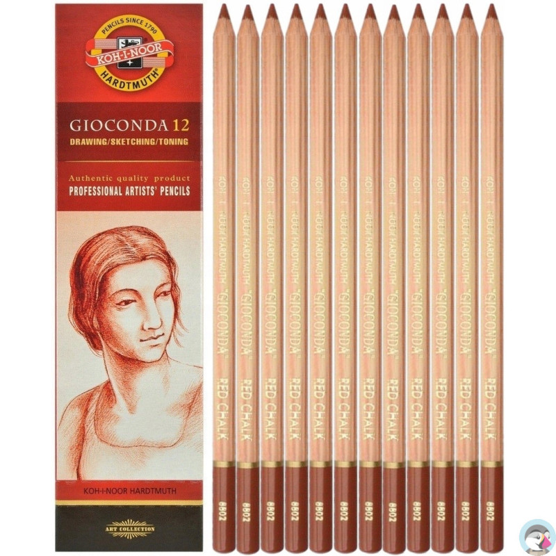 Kredka pastela GIOCONDA ruda (12szt.) 8802 KOH-I-NOOR